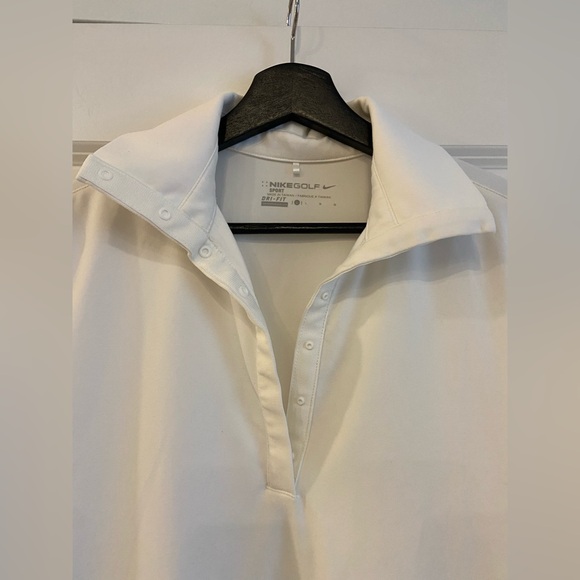 SOLD #120 NWOT Nike Golf Sport Dri-Fit Women’s Long Sleeve White Polo - Picture 5 of 8